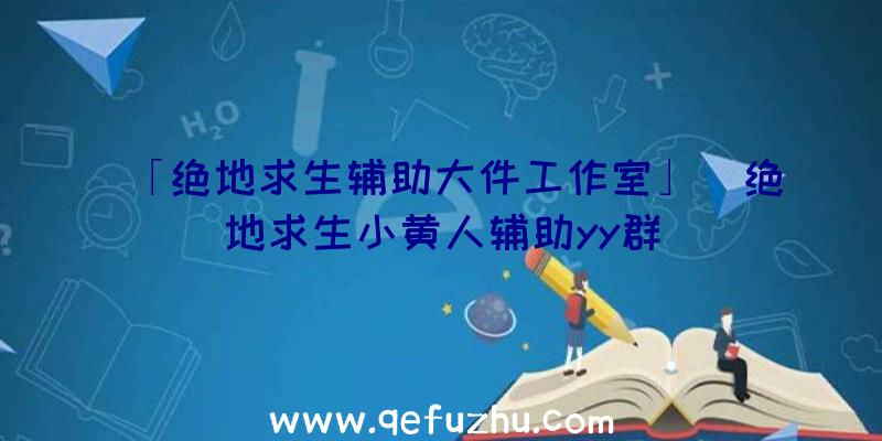 「绝地求生辅助大件工作室」|绝地求生小黄人辅助yy群